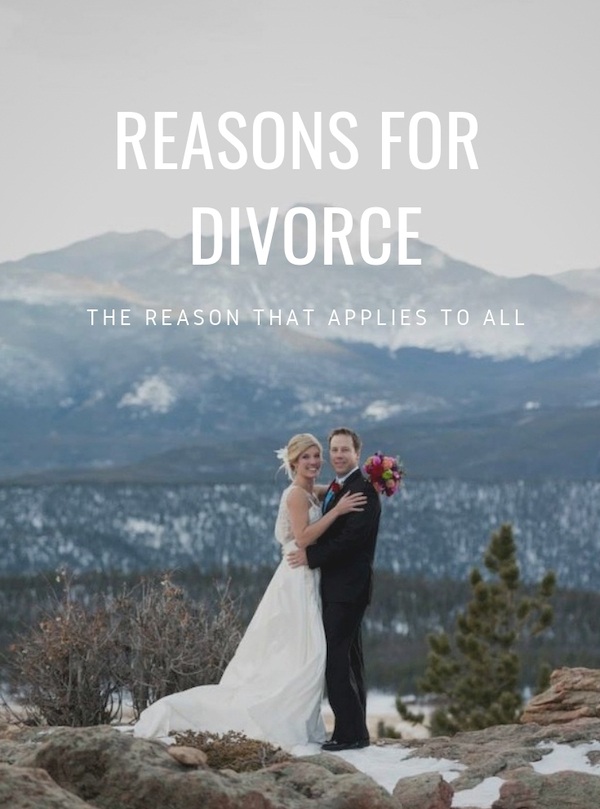 Reasons for Divorce: What are yours?